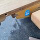 Authentic Scandinavian dining table BAUMANN stripped in teak 1960
