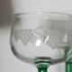 6 verres à vin d'Alsace sérigraphiés en très bon état