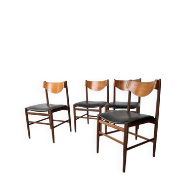 Set 4 chaises italiennes Gianfranco Frattini