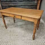 Antique oak table dining table kitchen table 69 x 130 cm