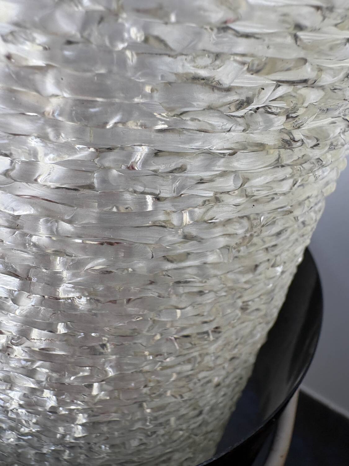 Vintage suspension light fixture