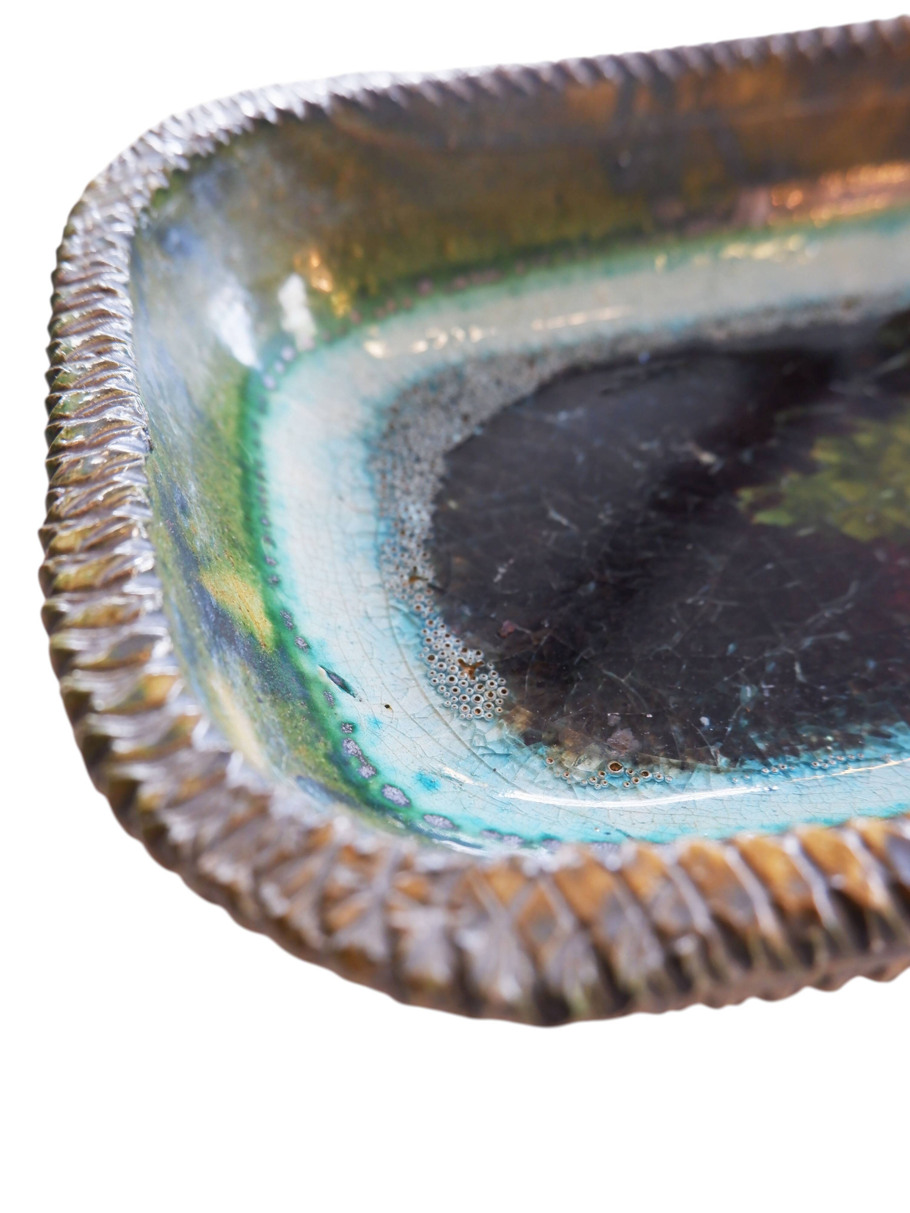 Agu Reuvers Brutalist bowl, 1960s