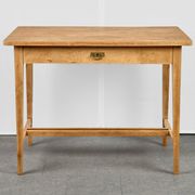 Table en chêne vintage, Tchécoslovaquie