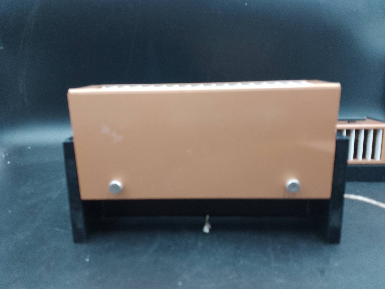 Pair of metal and brass bedside wall lights by Paul Neuhaus, Germany, 1950s Bauhaus