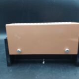 Pair of metal and brass bedside wall lights by Paul Neuhaus, Germany, 1950s Bauhaus