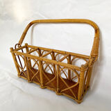 Rattan bottles holder
