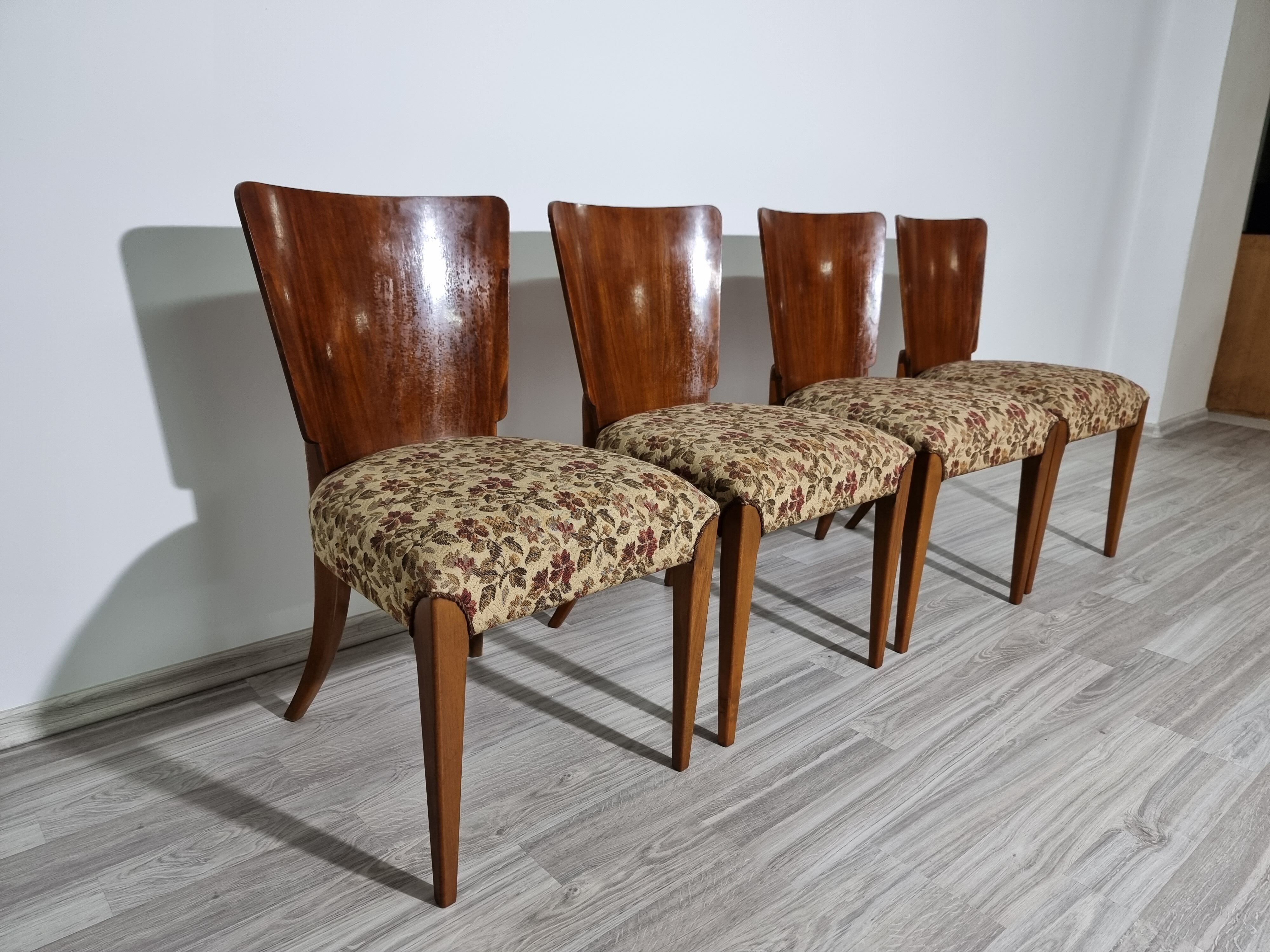 Dining chairs by Jindrich Halabala