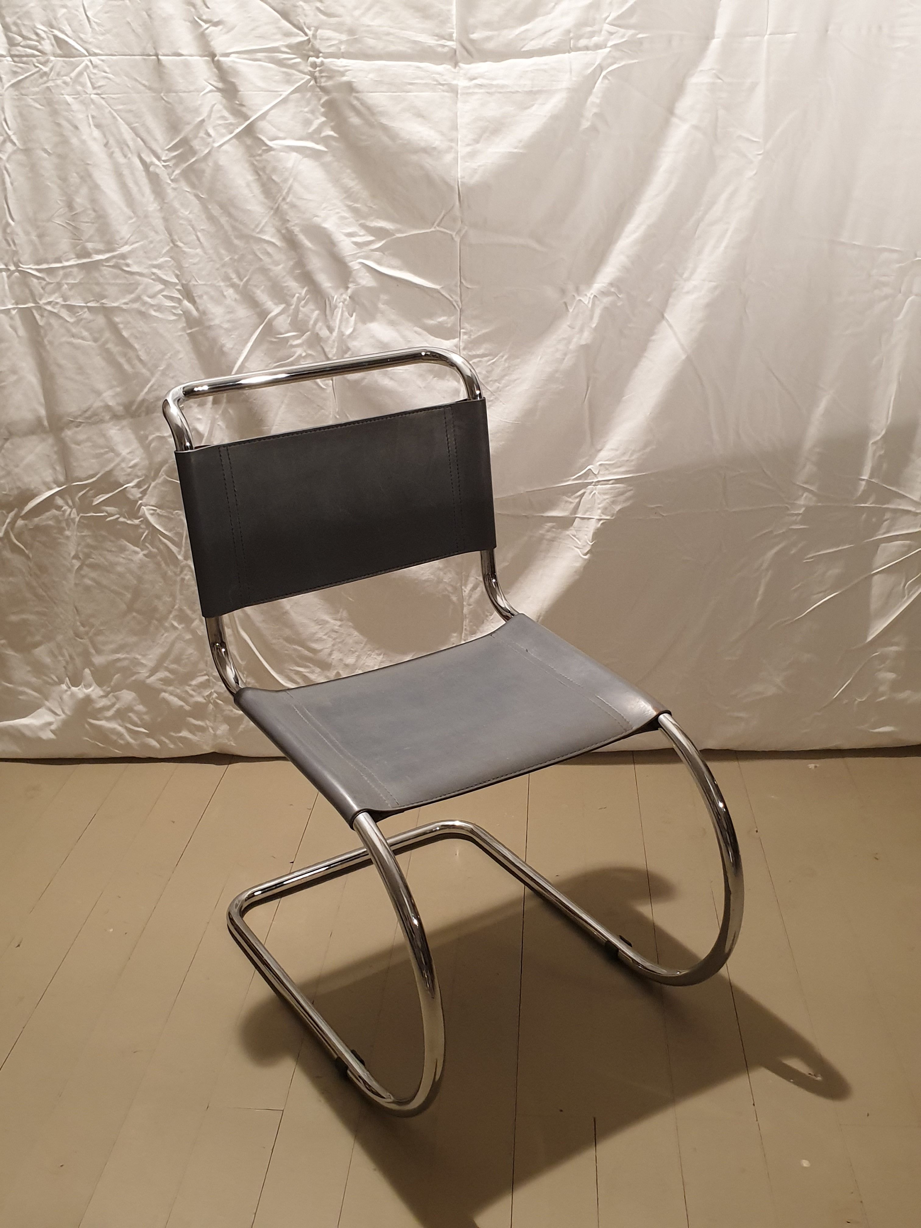 Pair of MR10 Chairs by Ludwig Mies van der Rohe