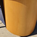 Set 2 - post modern cube lounge chair plywood - metal 1980s 1990s