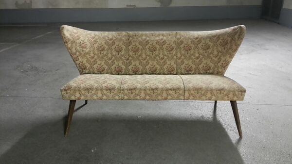 Canapé sofa cocktail années 50 sculptural