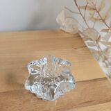 Bougeoir en verre étoile