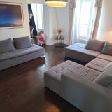 BoConcept modular grey corner sofa