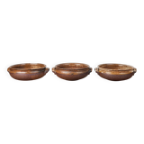 Vintage ceramic bowls from the Danish studio Aase & Leif Vange Keramik, set of 3.