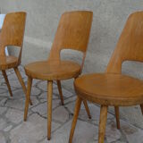 Suite of 4 chairs Baumann model «Mondor»