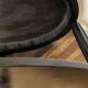 Gueridon console bois noir art déco