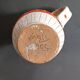 Vase pichet en sgraffito Fratelli Fanciullacci Italie décor cerfs vintage