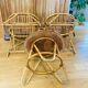 Mid-20th century rattan lounge for garden, terrace, veranda, etc.