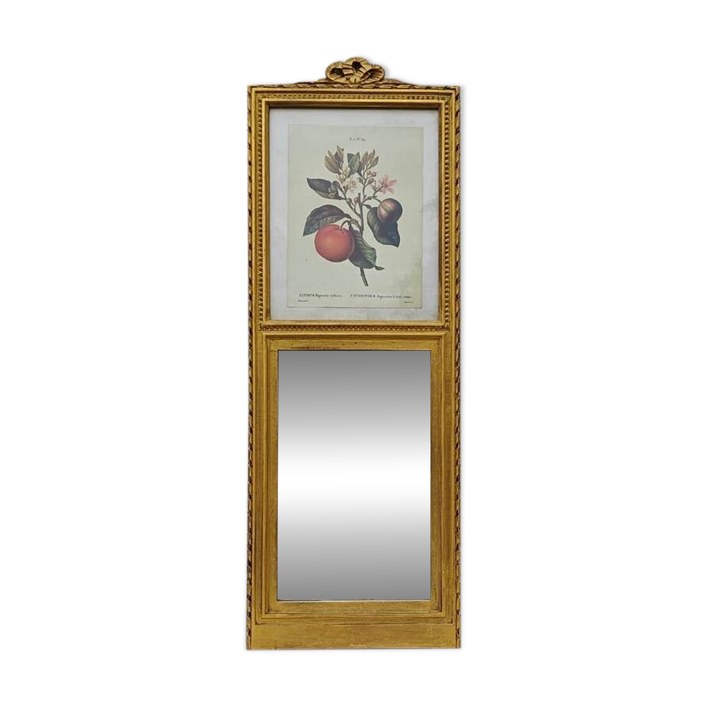 Small antique Trumeau mirror