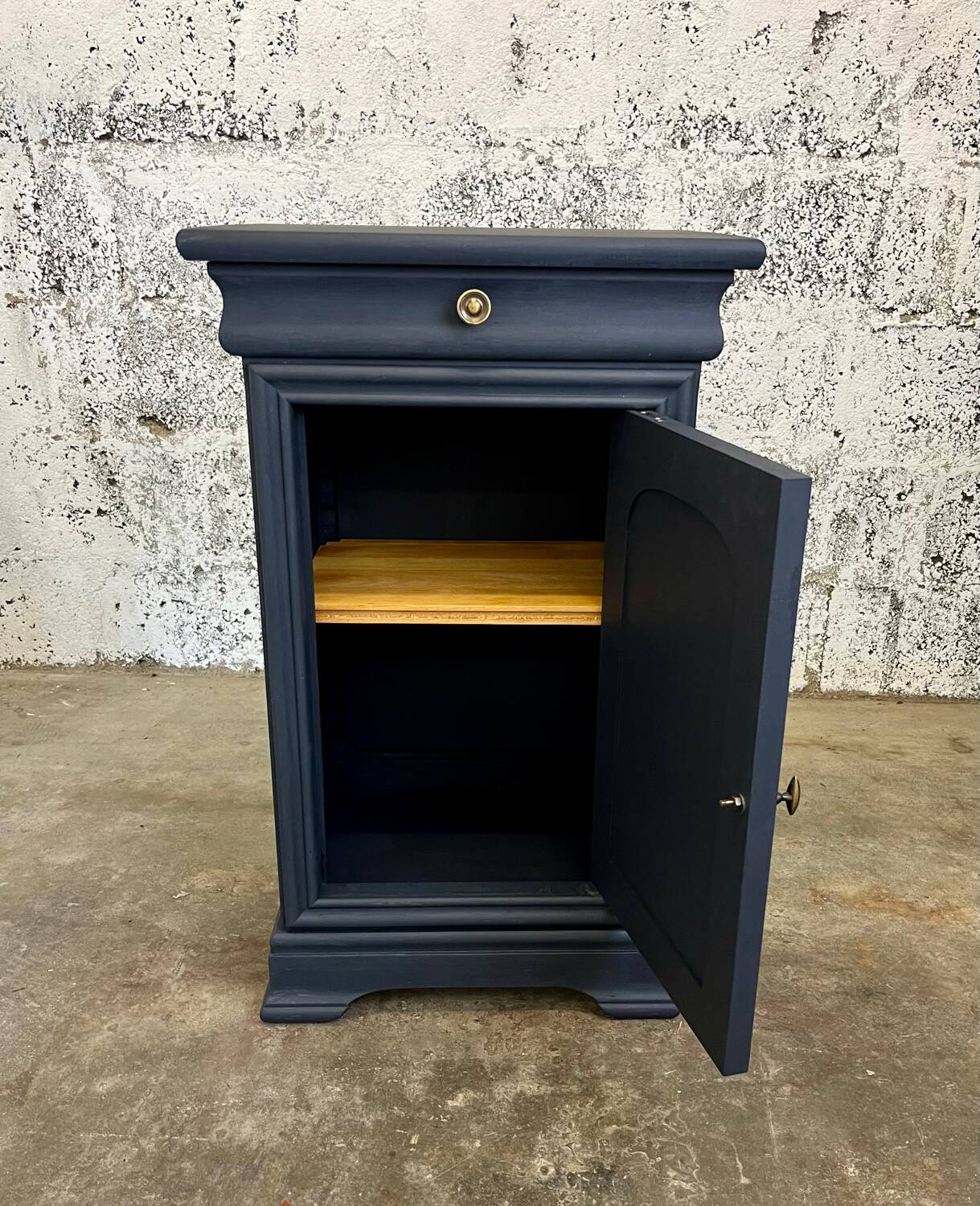 Petit confiturier bleu nuit