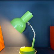 Small apple green desk lamp