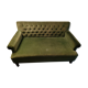 Fir green upholstered bench