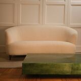 Curved sofa in the style of Maison & Jardin, 1940