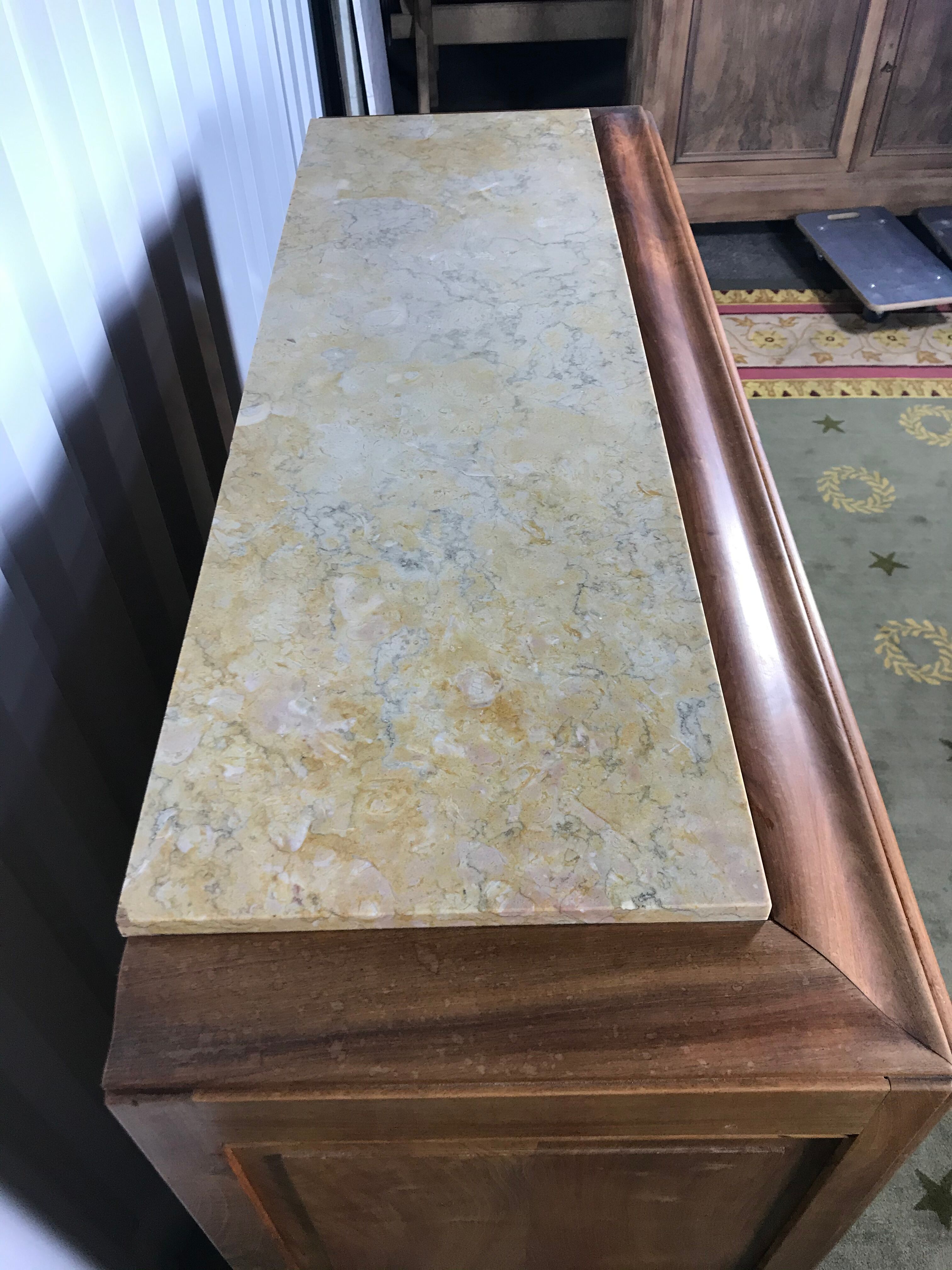 Art Deco buffet walnut carved