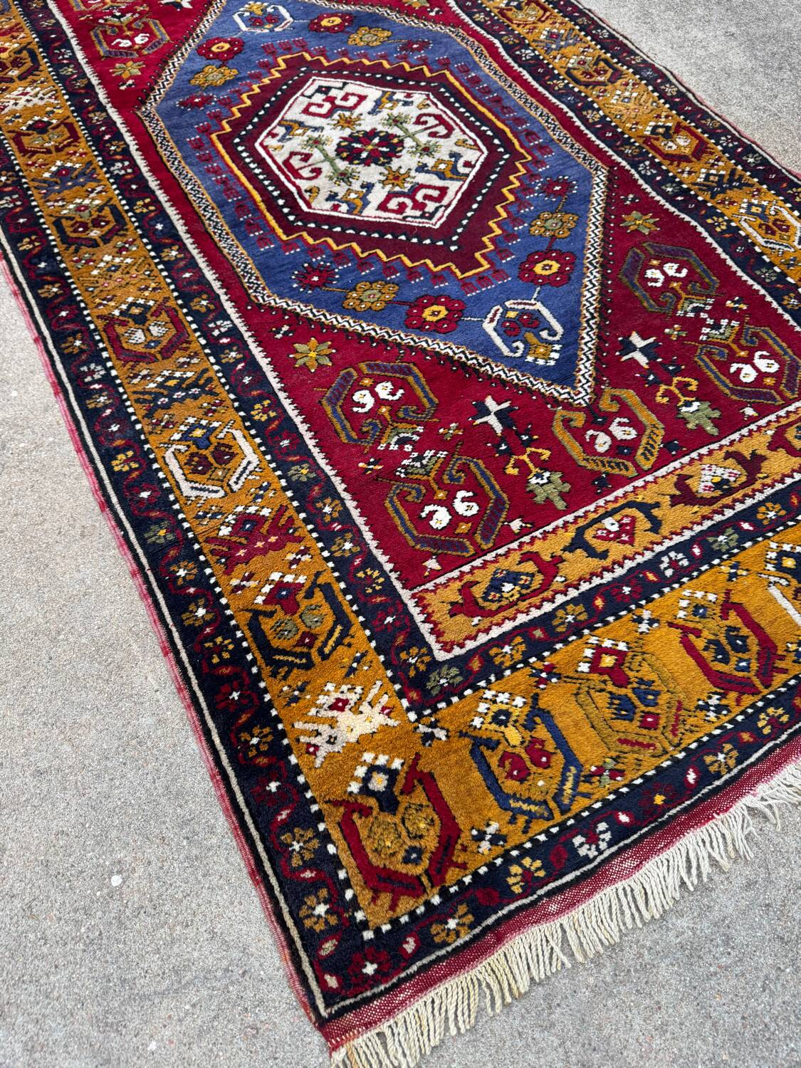 Antique Turkish Yahyali Carpet
