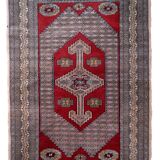 Tapis vintage fait main Boukhara ouzbek – 98 cm x 156 cm