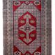 Tapis vintage fait main Boukhara ouzbek – 98 cm x 156 cm