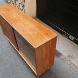 Teak bahut two doors 60s