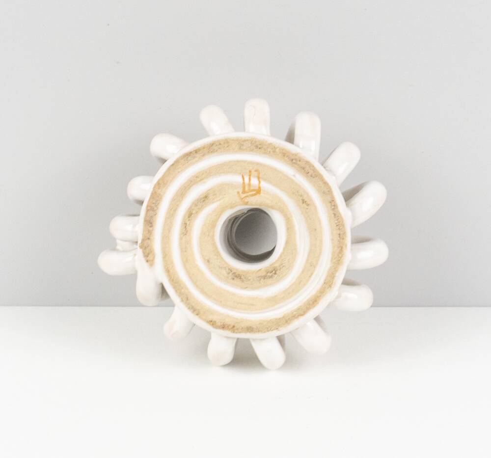 Vintage ceramic candle holder, circa 1950
