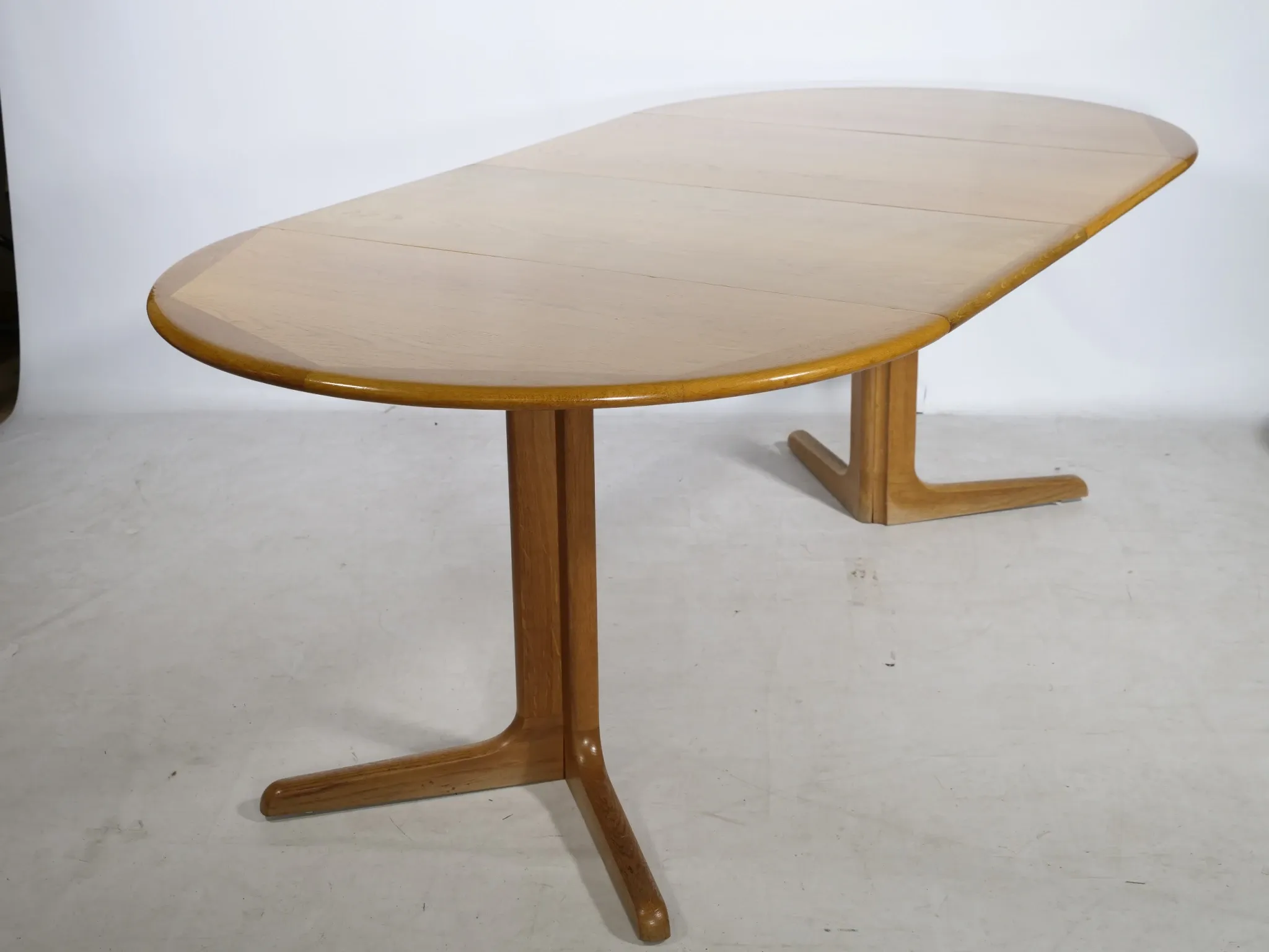 Mid Century Dining Table in Oak by Falster Furniture, 1970s