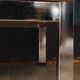2-door sliding furniture in the style of F. Knoll, veneered teak.
