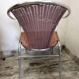 Stackable patio armchairs