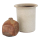 Duo de vases en céramique hollandaise