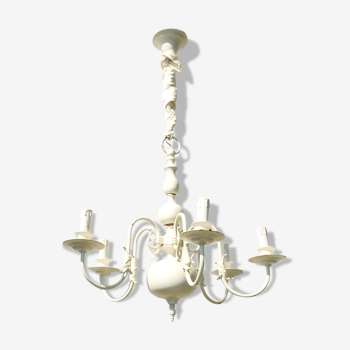 Lustre hollandais patiné shabby chic