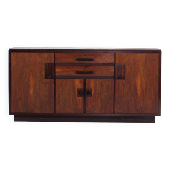 Amsterdamse School Art Deco bookcase sideboard credenza cabinet, 1920s