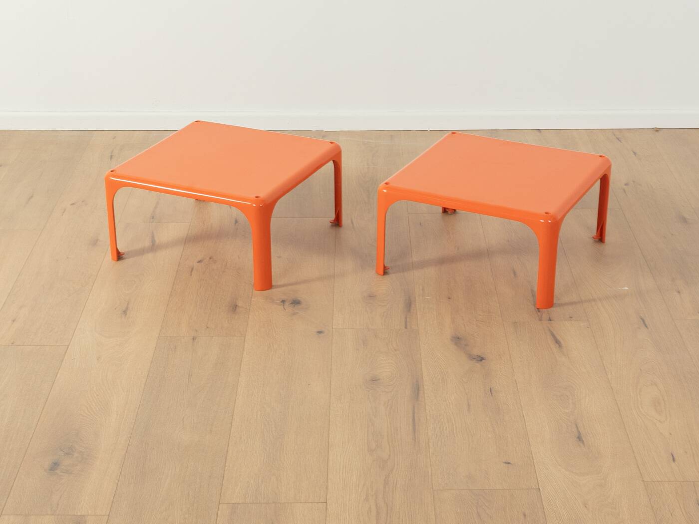 demetrio 45 side tables, vico magistretti, artemide