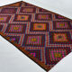 Tapis kilim artisanal anatolien 284 cm x 177 cm
