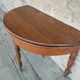 Demi-lune console table