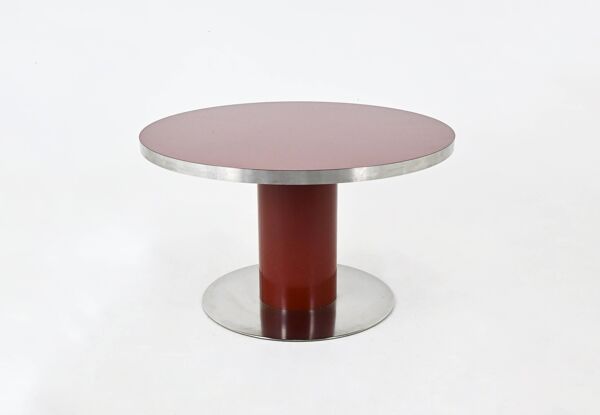 Table à manger de Willy Rizzo pour Mario Sabot, années 1970