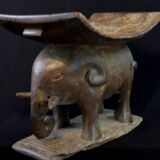 Art Africain - Ancien Tabouret Akan - Côte d'Ivoire
