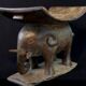 African Art - Old Akan Stool - Ivory Coast