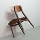 Elegant Set of 2 Webe Teak Wooden Dining Chairs by Louis van Teeffelen, 196