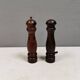 Salt and pepper set in rosewood, Denmark 1960-70s.