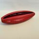 Recycle bin centerpiece design ceramic red