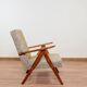 Vintage green granola ethnic design armchair