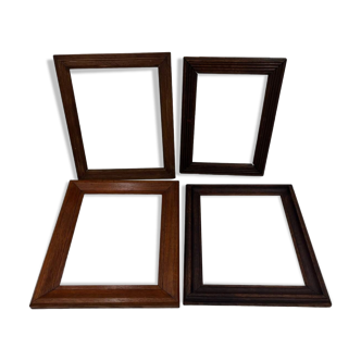 Set of 4 wooden frames