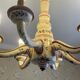 Antique chandelier in eastern faience, to be re-electrified, sold dismantled circa 1930